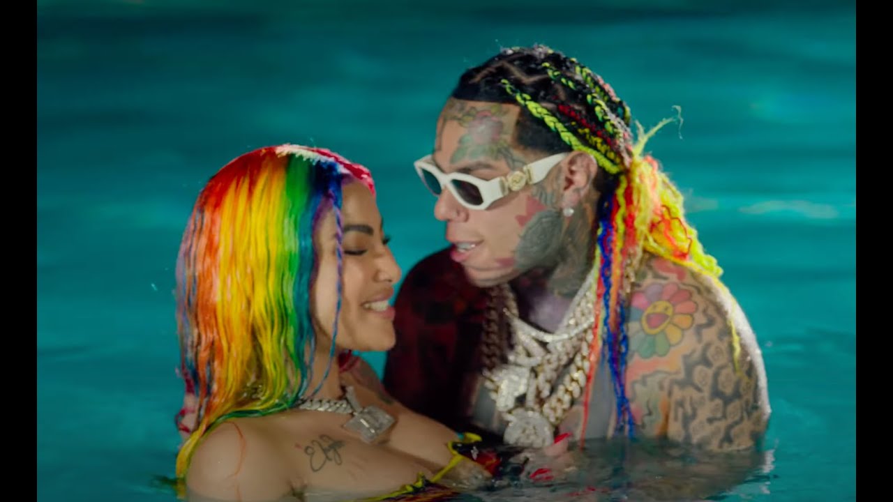 Tekashi 6ix9ine publica por error fotos íntimas con Yailin La Más Viral