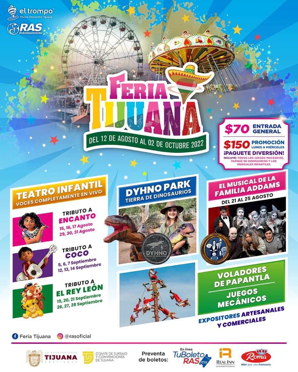 La inauguración de la Feria Tijuana será este viernes