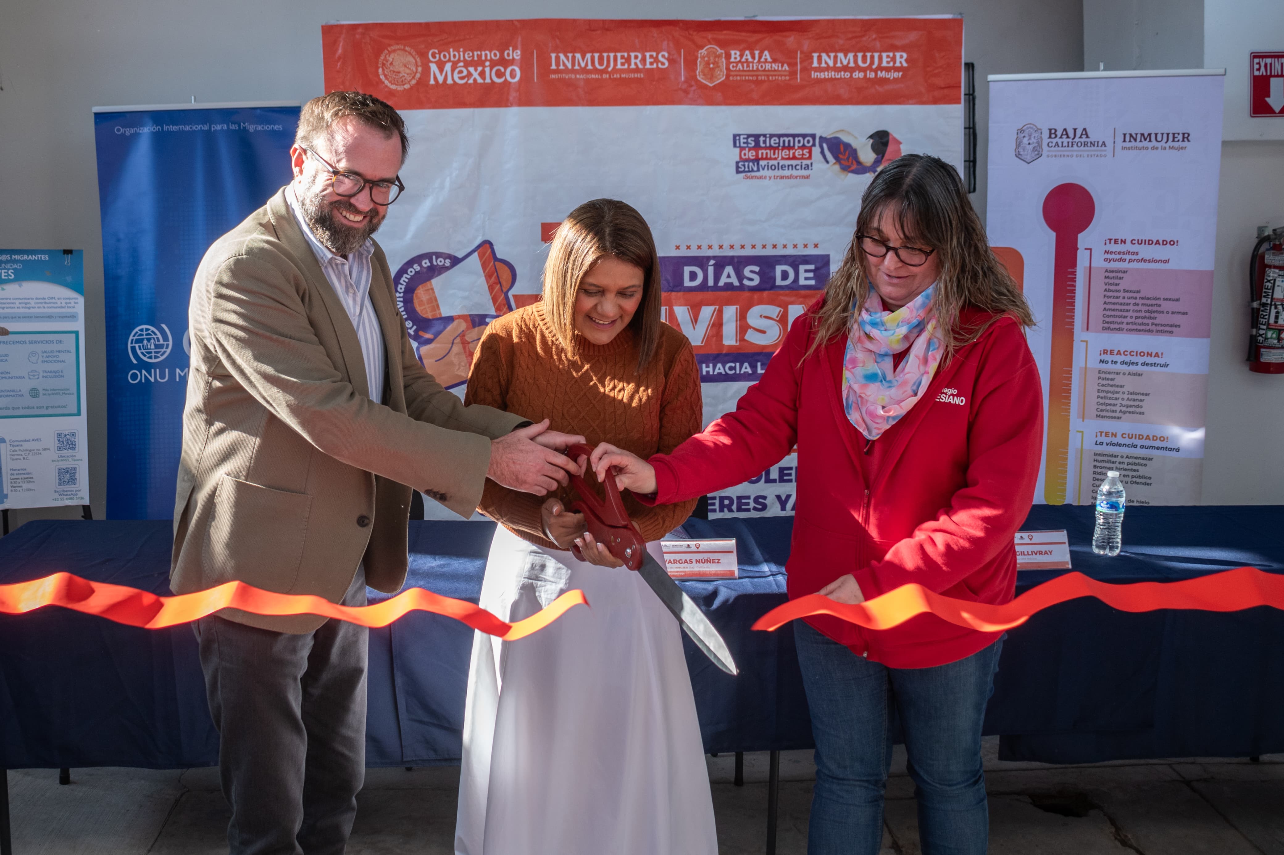 Inauguran nuevo Punto Naranja en Tijuana para combatir la violencia contra las mujeres