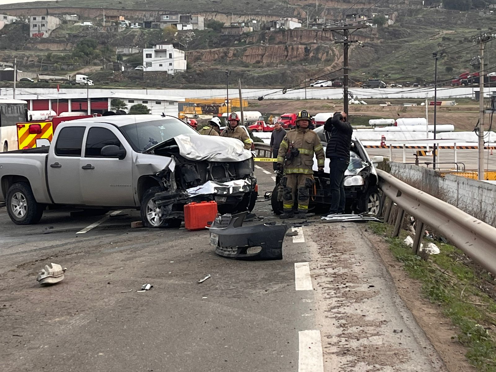 [VIDEO] Accidente en la Carretera Tijuana-Tecate: Una persona prensada