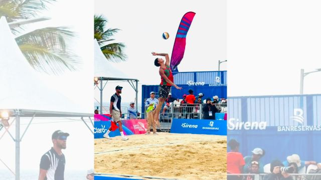 México conquista plata en voleibol de playa en los JCC con participación del bajacaliforniano Carlos Ayala