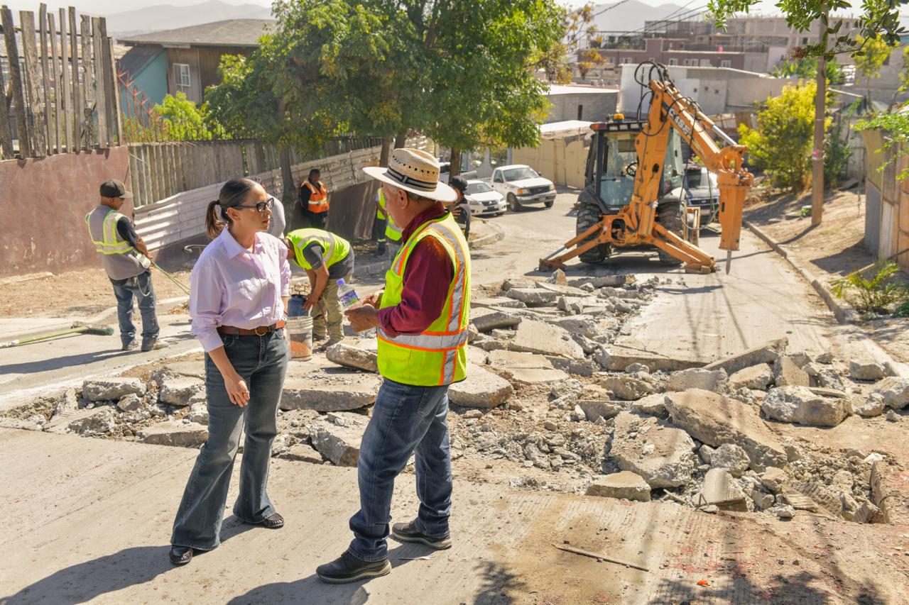 CESPT lleva 74 mil metros cuadrados de bacheo en Tijuana y Rosarito