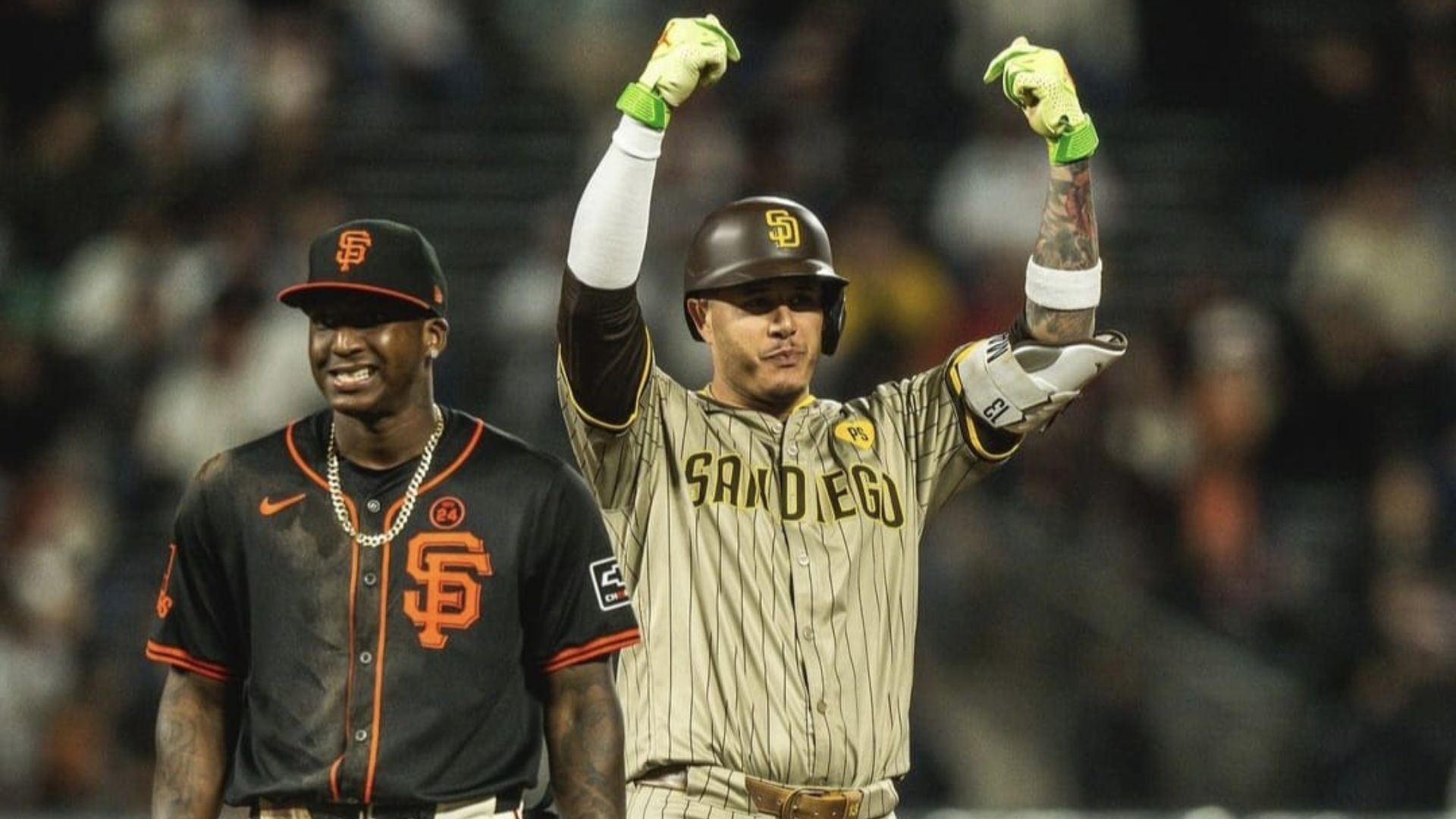 Padres logra contundente victoria y asegura serie ante Gigantes