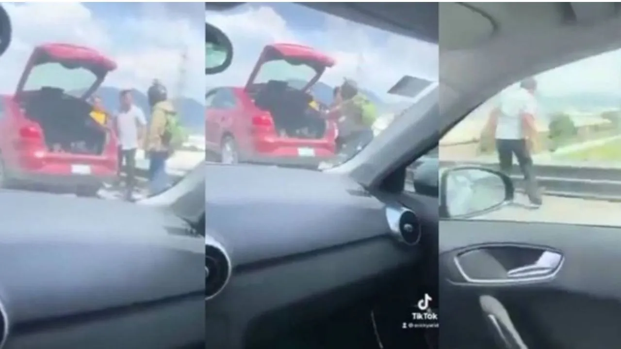 Localizan a joven arrojado desde puente vehicular en Edomex por conductor tras discusión