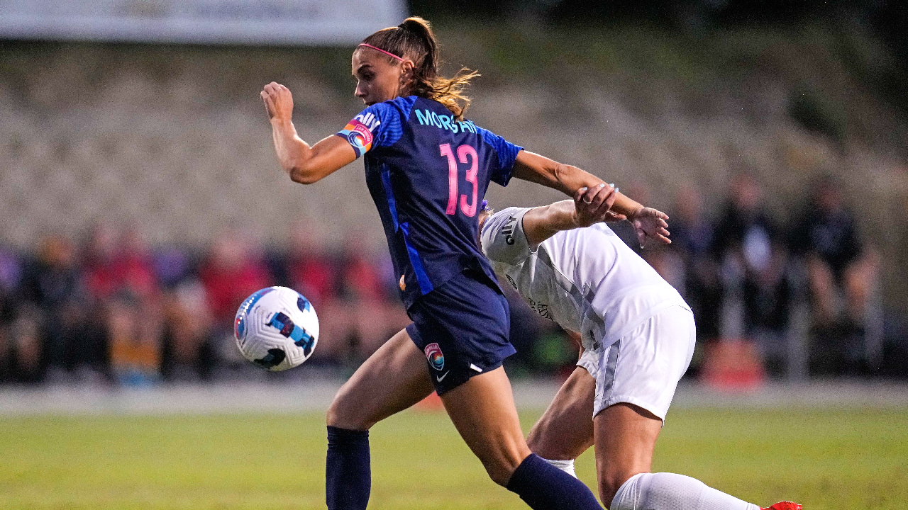 Alex Morgan no pudo marcar ante su exequipo, Orlando Pride (Foto: Cortesía SD Wave FC)