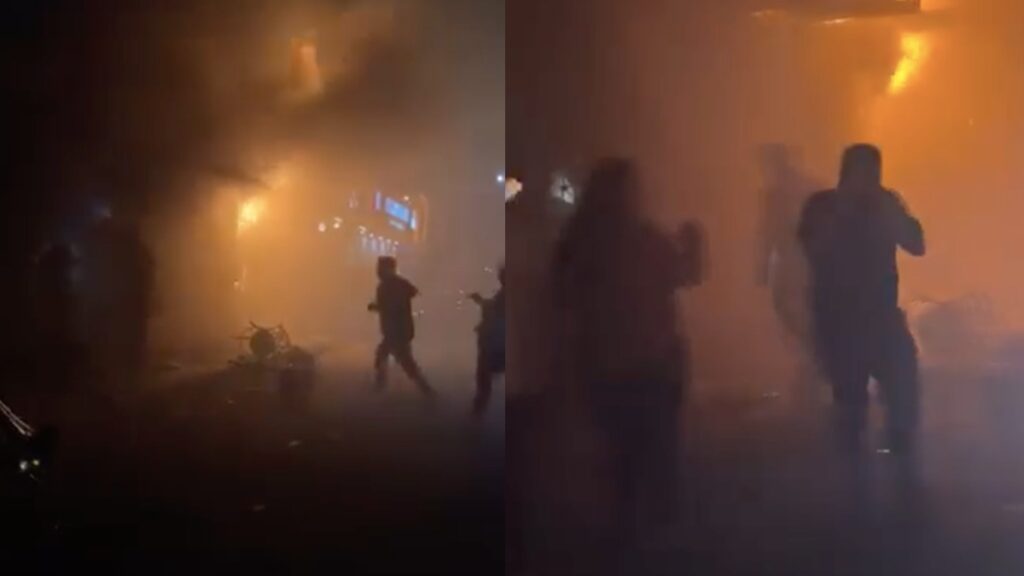 [VIDEO] Borracho es expulsado de bar y este lo incendia: 11 muertos