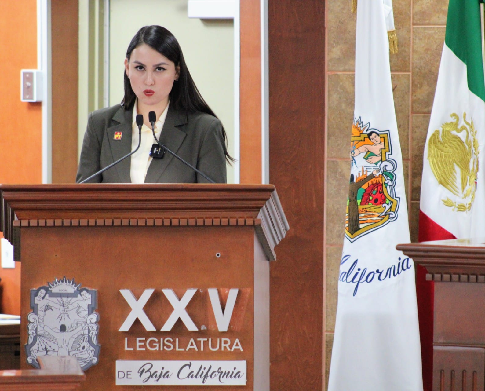 -	“Es obligación de los municipios y dependencias garantizar la sostenibilidad del ISSSTECALI”, señala la legisladora local petista