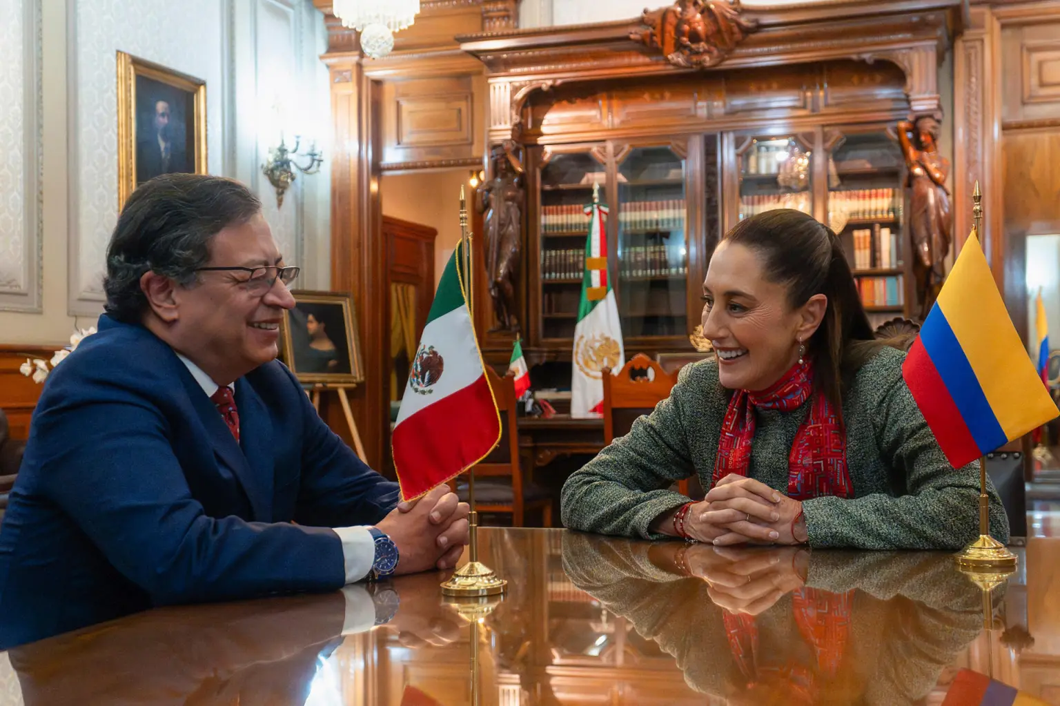 Promueven Sheinbaum y Petro liderazgos femeninos en la ONU y la OEA