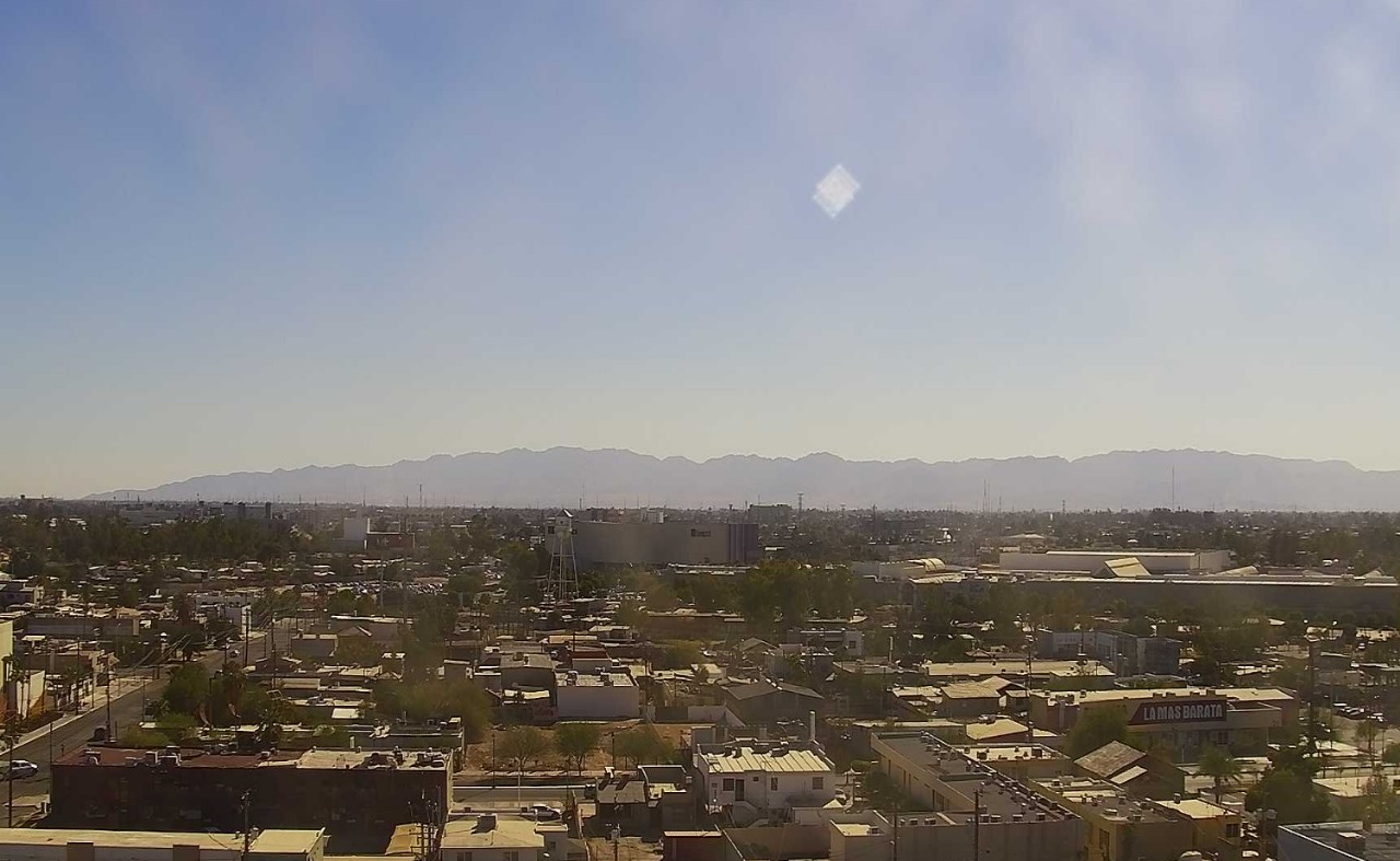 Bandera naranja por mala calidad del aire en Mexicali