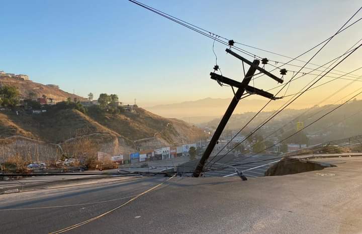 ¡Sorpresa! Otro socavón en Tijuana