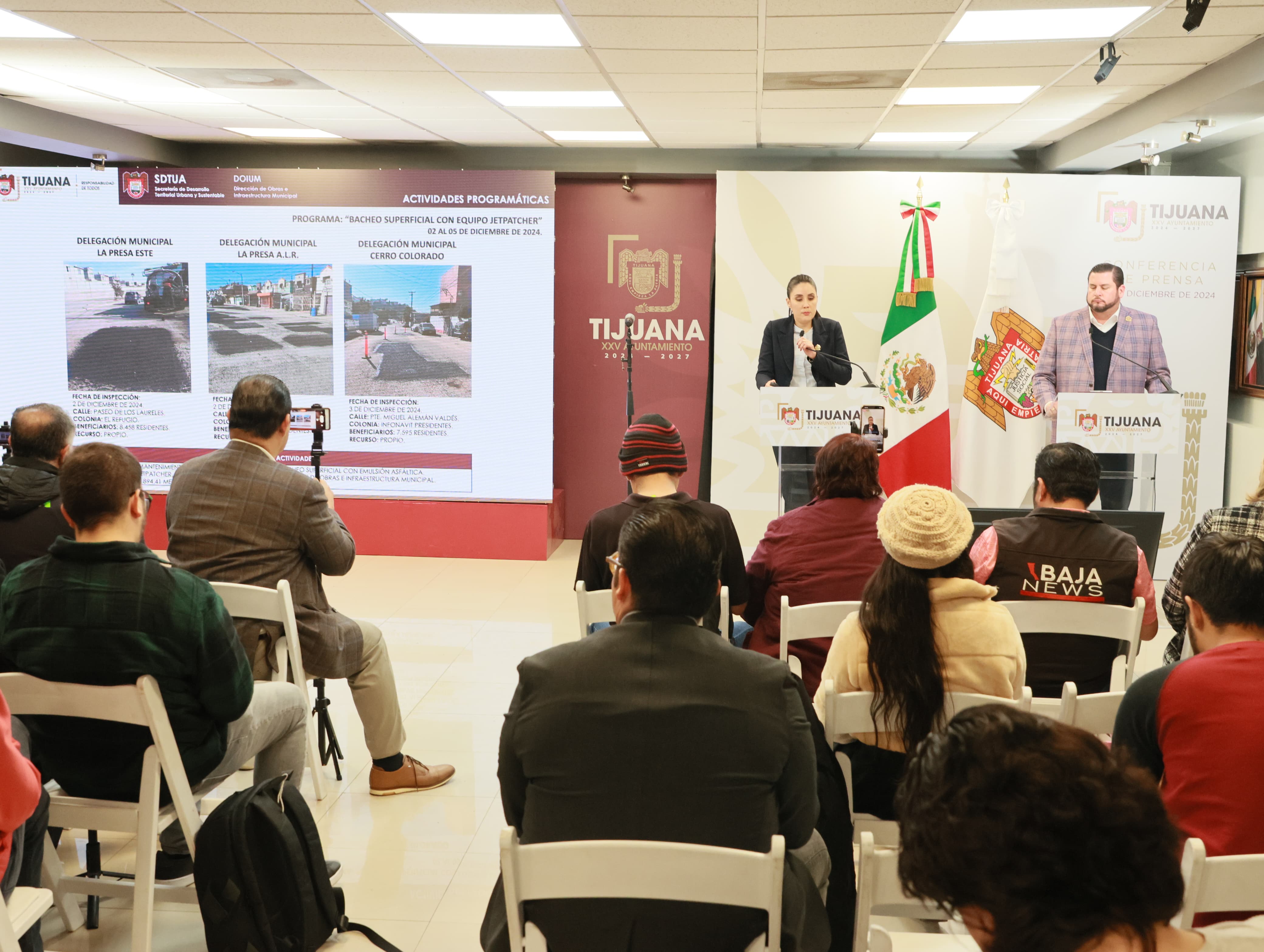 Informa Ismael Burgueño sobre el fortalecimiento de las acciones de infraestructura en Tijuana