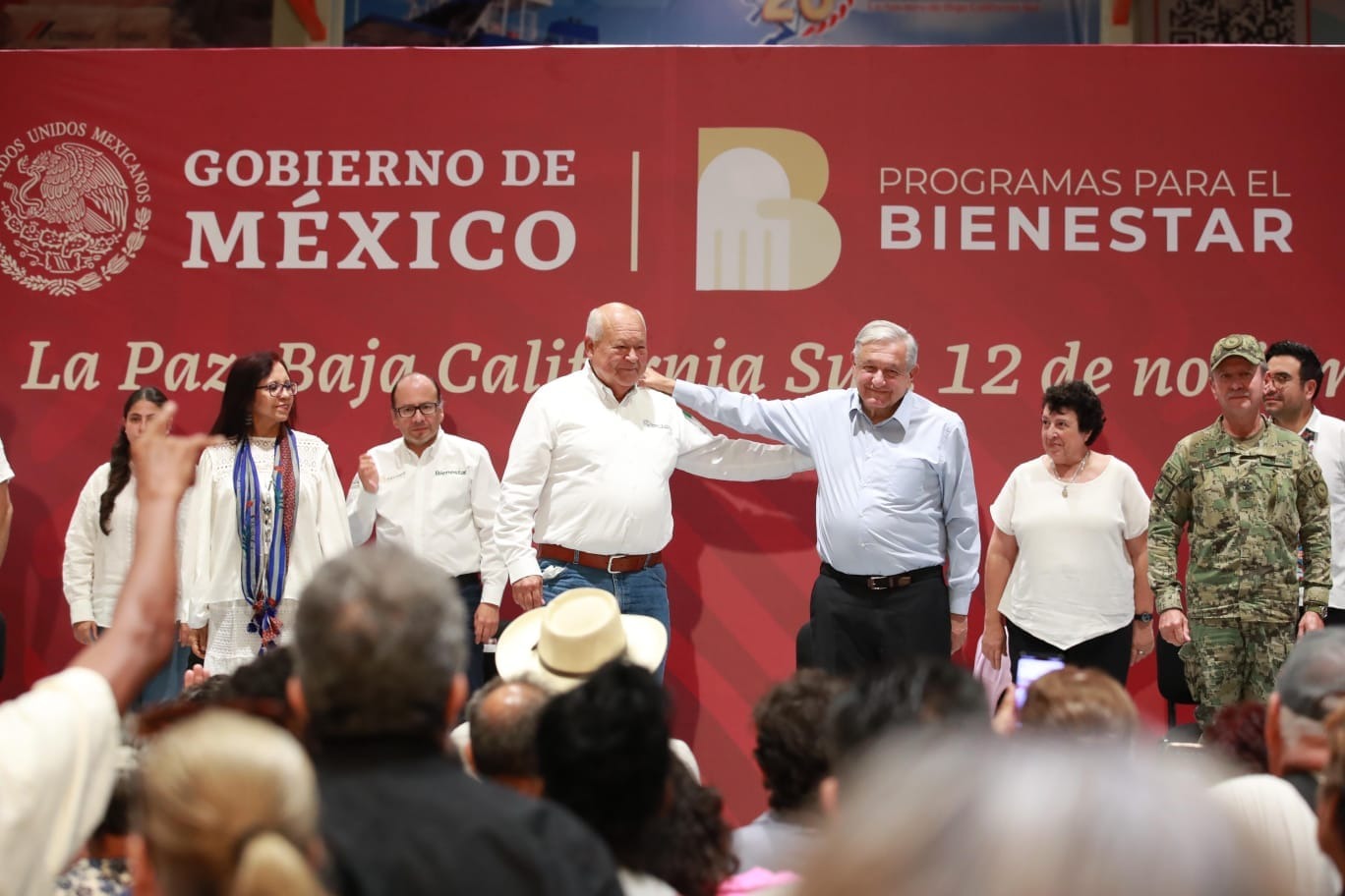 Continuará el apoyo para BCS: AMLO