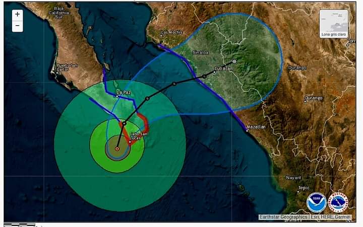 Golpea huracán “Norma” costas de BCS