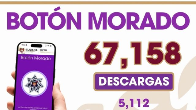 Reportes del Botón Morado derivan en 626 detenciones en Tijuana