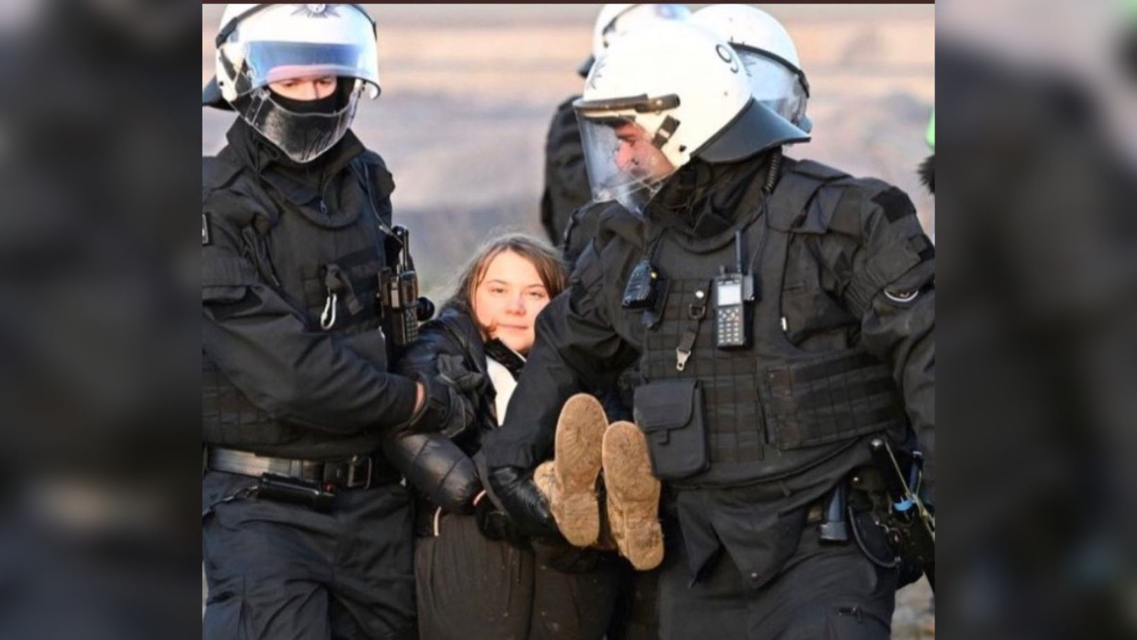 Detienen a Greta Thunberg en Alemania tras protesta en mina de carbón