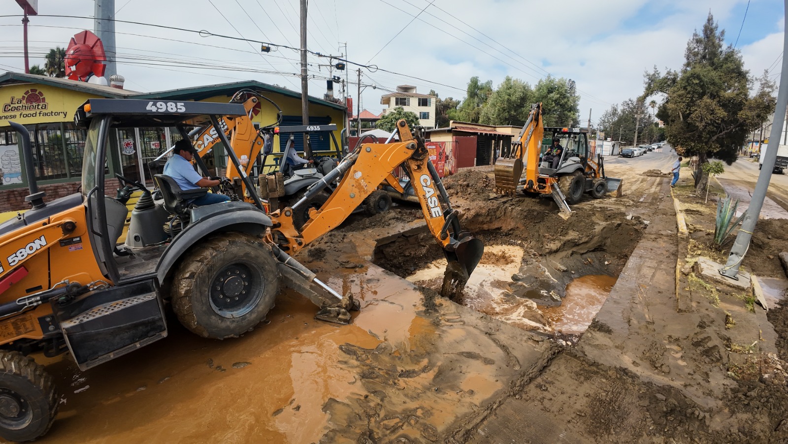 Quedan sin agua 42 colonias de Ensenada por ruptura de la línea 3