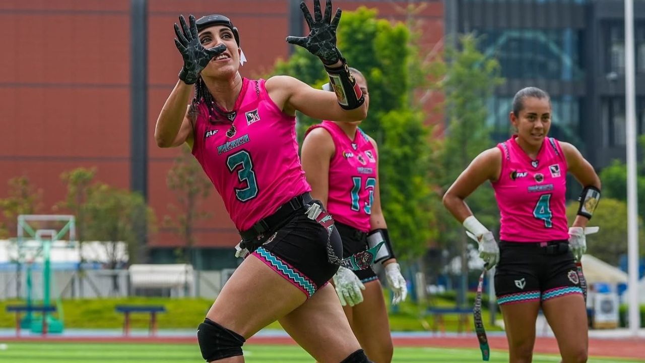 Tijuanense Silvia Contreras brilla con México en el Mundial de Flag Football