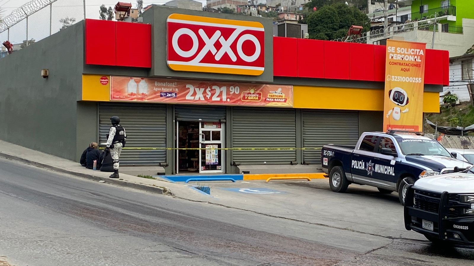 Asesinan a empleado de Oxxo por intento de asalto IFOTO: Jesús Aguilar