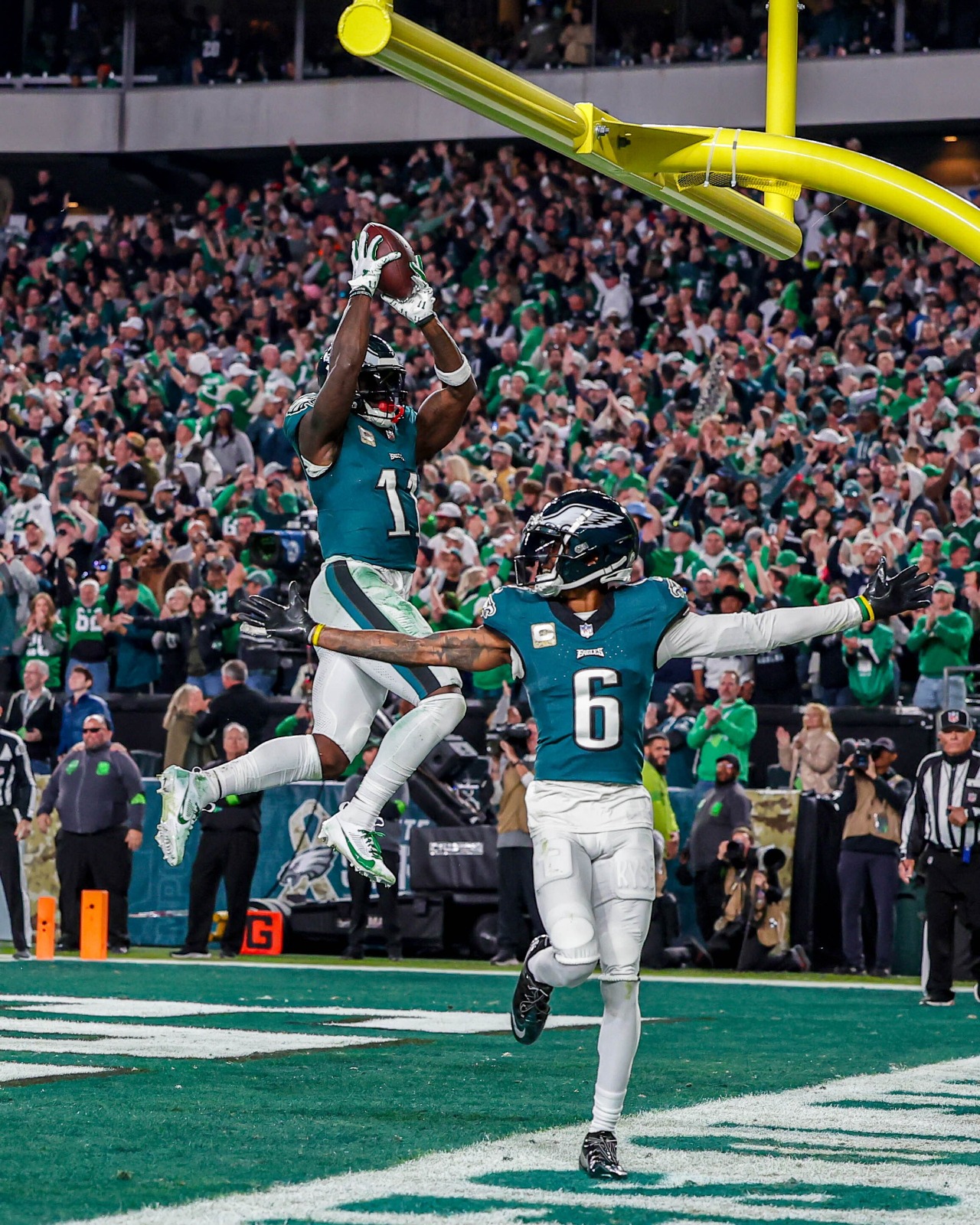 Philadelphia es el mejor equipo de la NFL tras media temporada