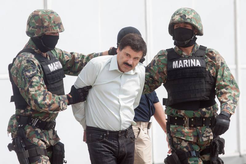 "Chapo" Guzmán. El narcotraficante deberá pagar su condena en EU