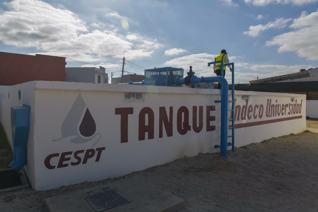 TIJUANA: Rehabilitan tanque de agua tras 45 años sin mantenimiento