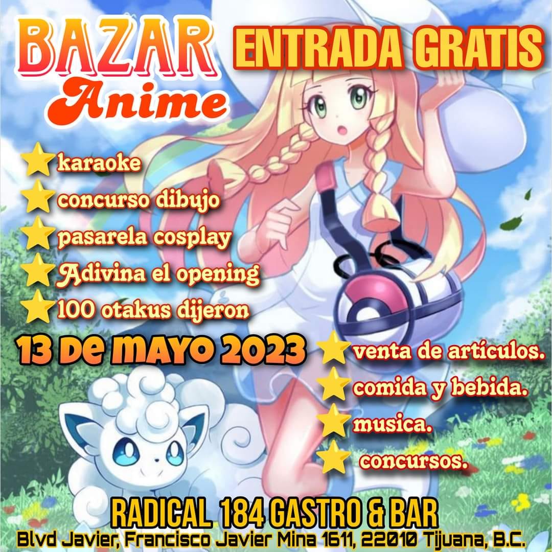 Bazar Anime entrada gratis