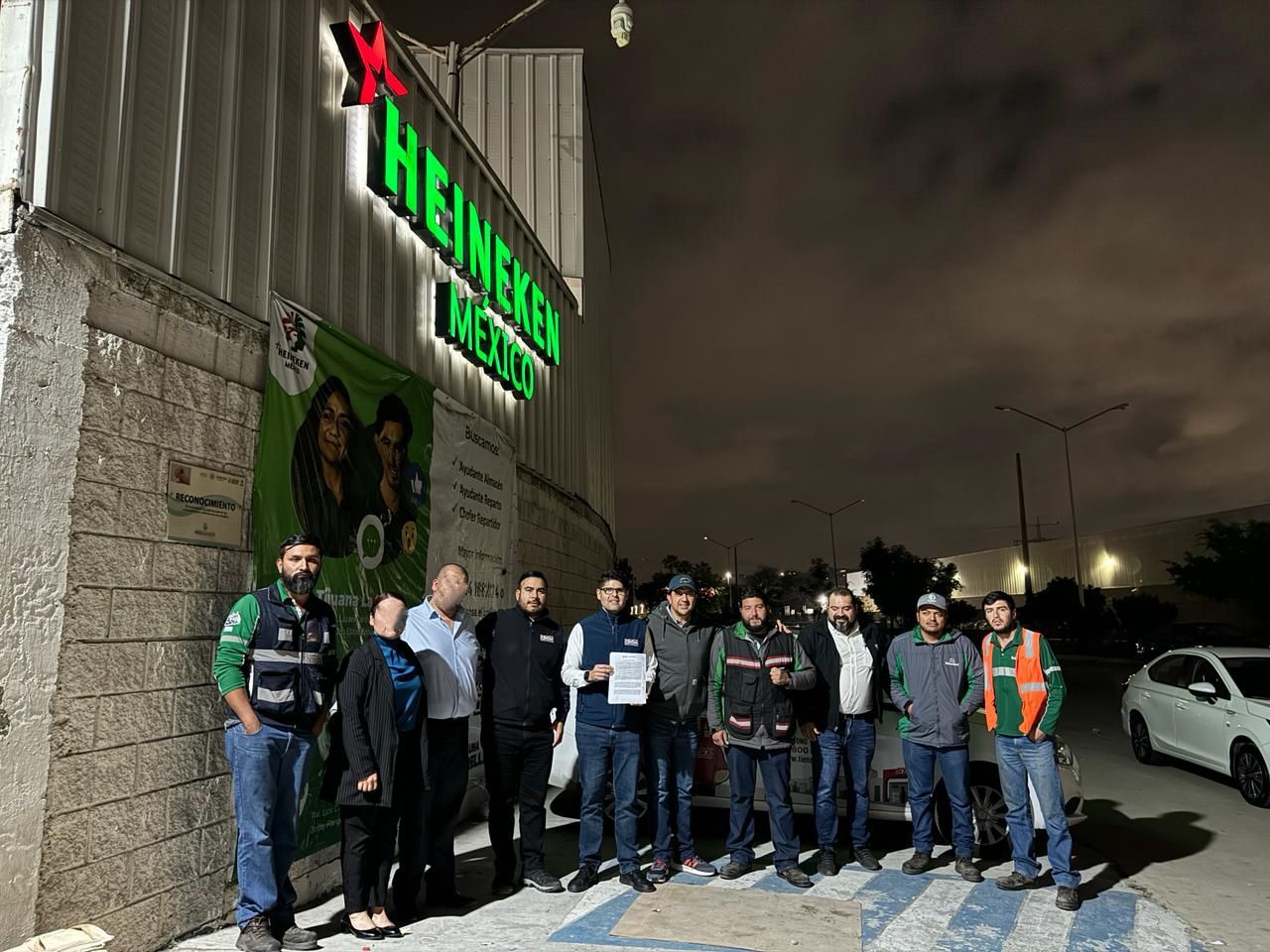 Acuerdan trabajadores de Heineken Tecate acuerdo laboral tras paro