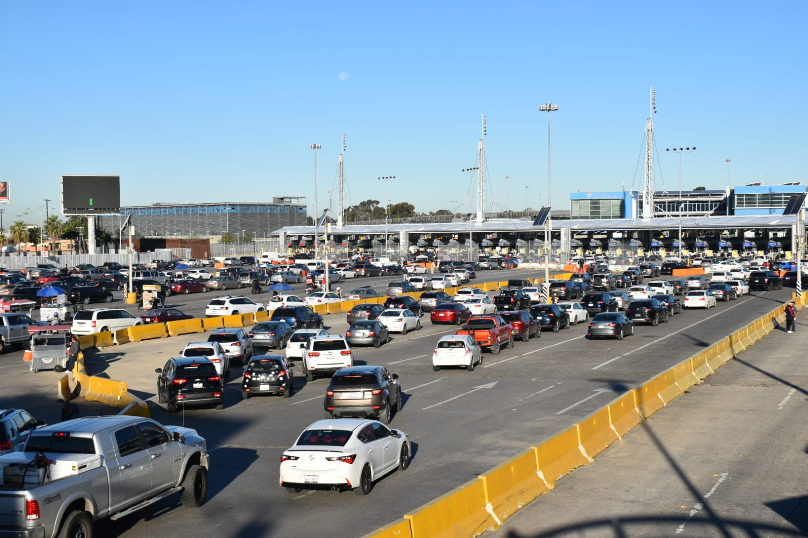 El tiempo de espera en garitas de Tijuana