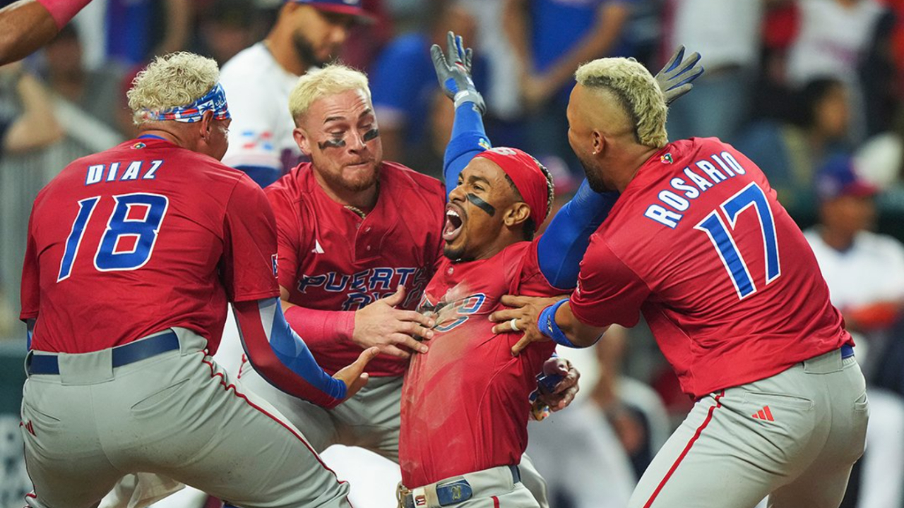 Puerto Rico festejó a lo grande su pase a 4tos de Final. (Foto: Twitter @WBCBaseball)