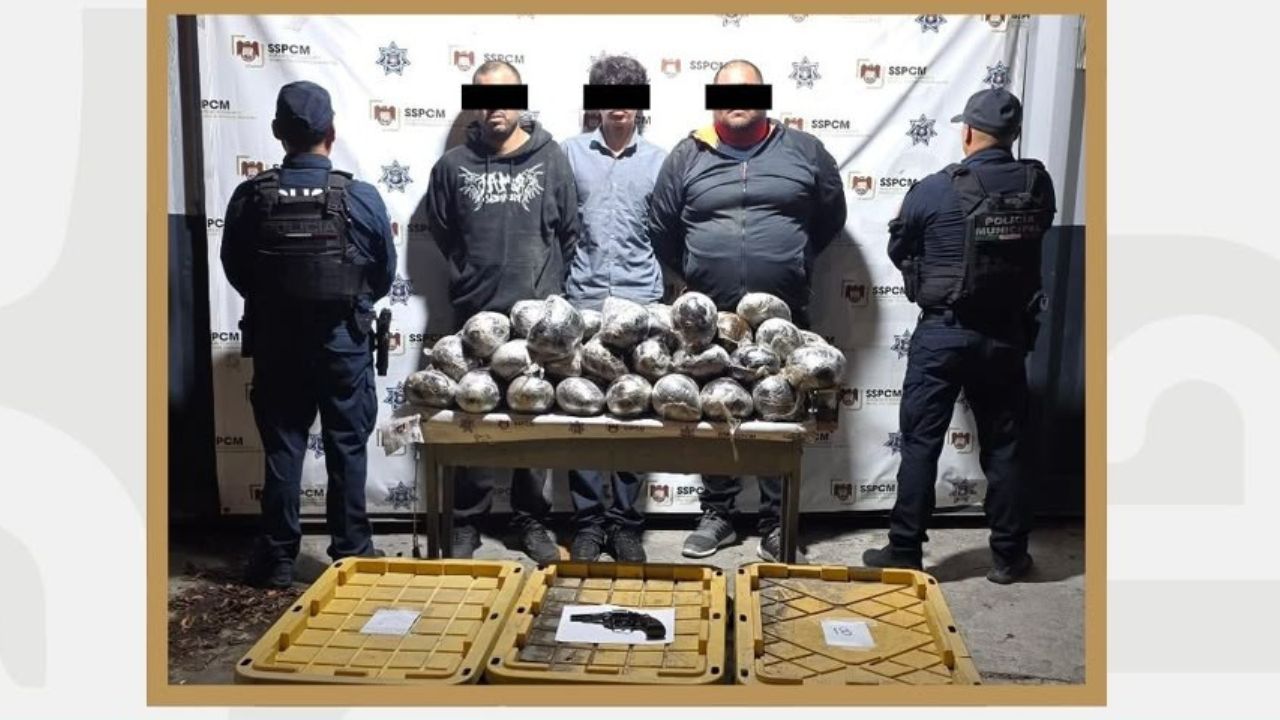 Aseguran más de 100 kilos de heroína y detienen a tres en Tijuana