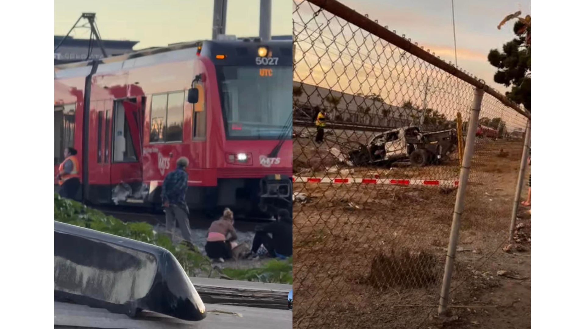 Accidente de trolley en Chula Vista, CA deja 17 heridos tras un choque entre camioneta y tranvía