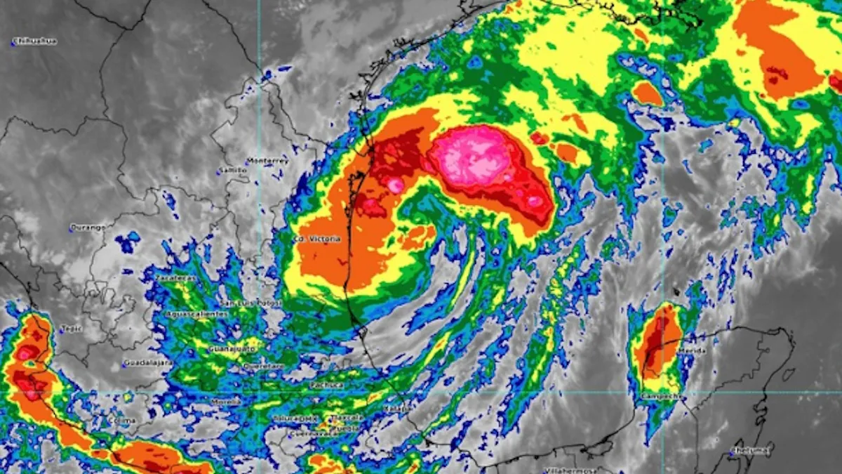 "Francine" se intensifica y emiten alerta en el norte de Tamaulipas