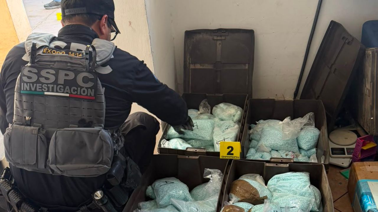 Aseguran 120 kilos de fentanilo ligado a “Los Rusos” en Mexicali