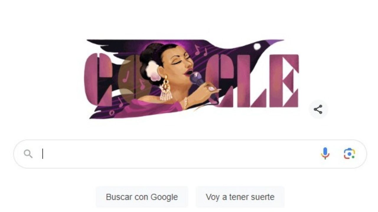 Homenajea Google a Lola Beltrán en su 92 aniversario con un doodle