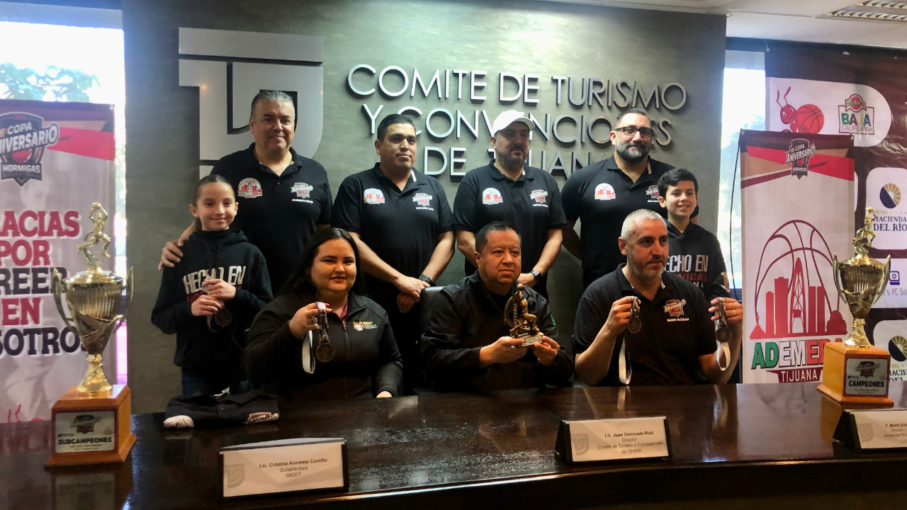 Presentan 4ta edición de la Copa Hormigas de Basketball de Tijuana