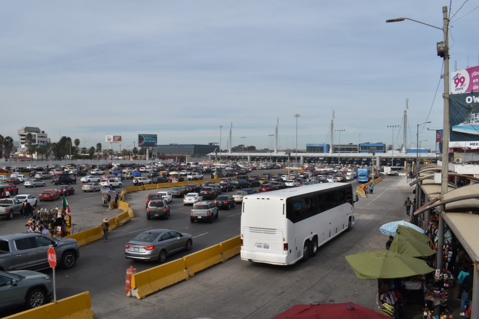 El tiempo de espera en garitas de Tijuana