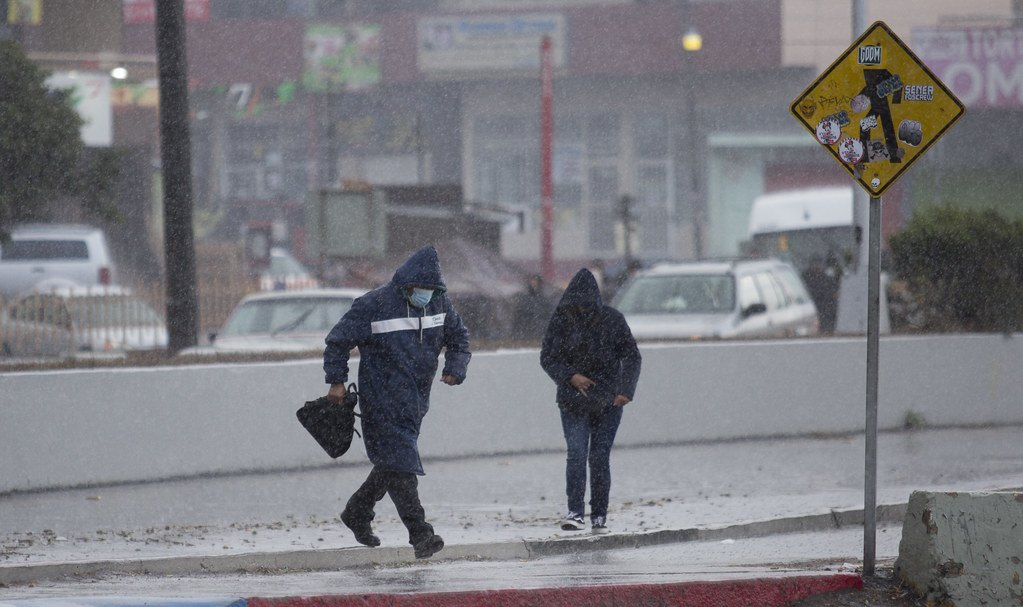 Llega tormenta invernal este domingo a Tijuana