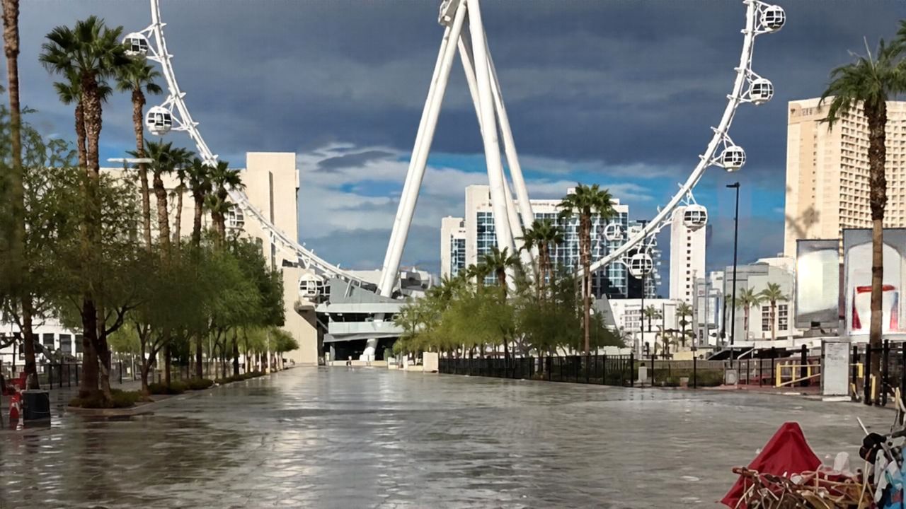 [VIDEOS] Los remanentes de Rachel inundan zonas de Las Vegas y rompen récord de lluvia