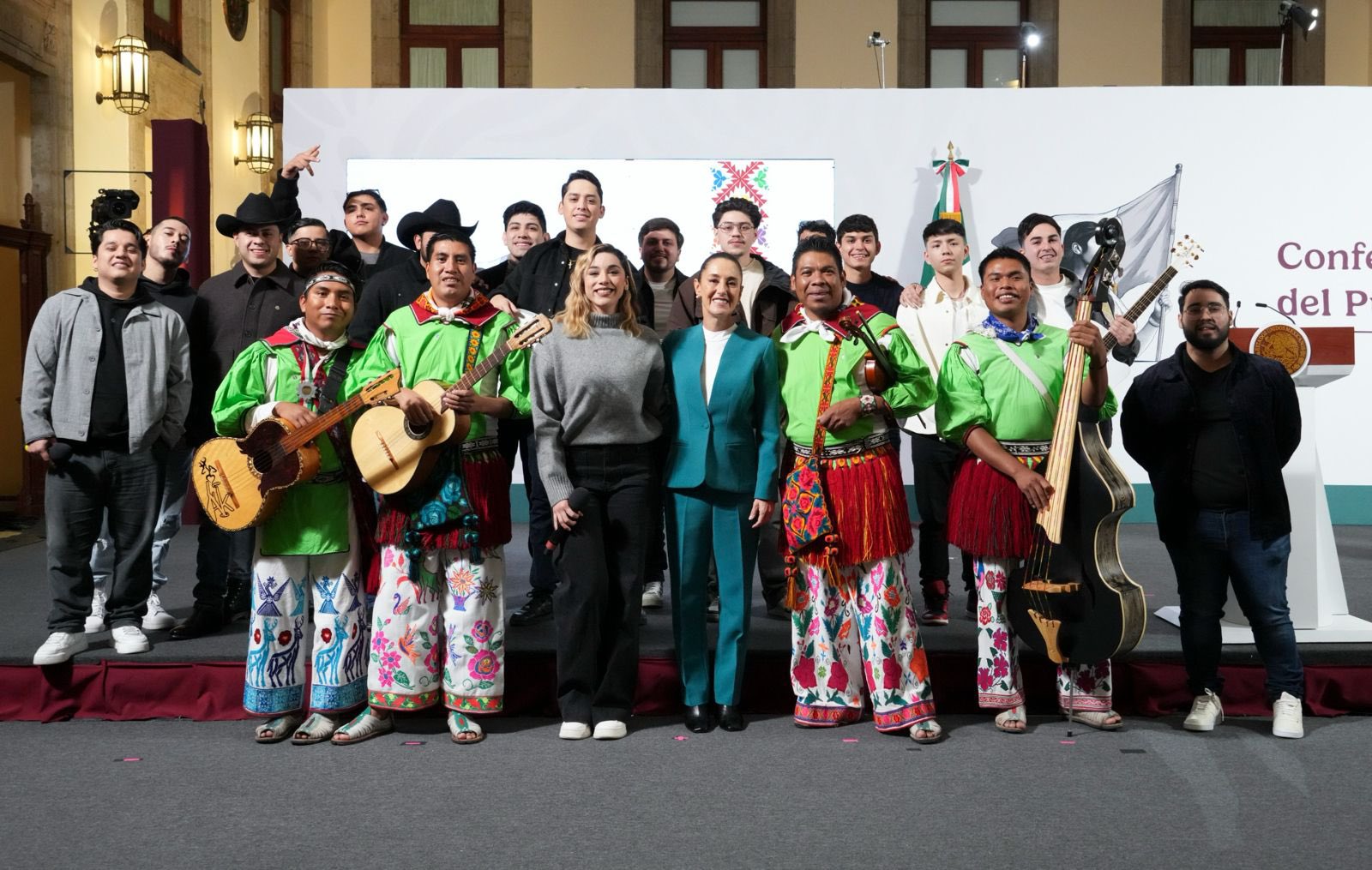 Presentan “Himno Migrante” durante la mañanera de Claudia Sheinbaum