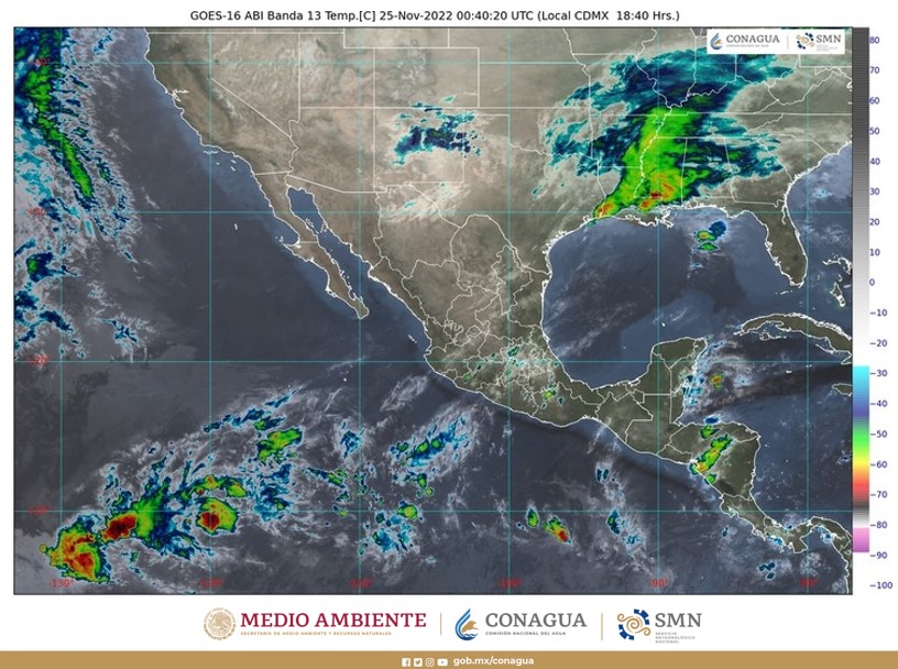 Frente frío número 11 provocará la primera tormenta invernal de la temporada