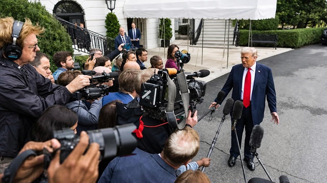 Periodistas de CNN, MS NOW y Politico regresan a la Casa Blanca tras orden judicial