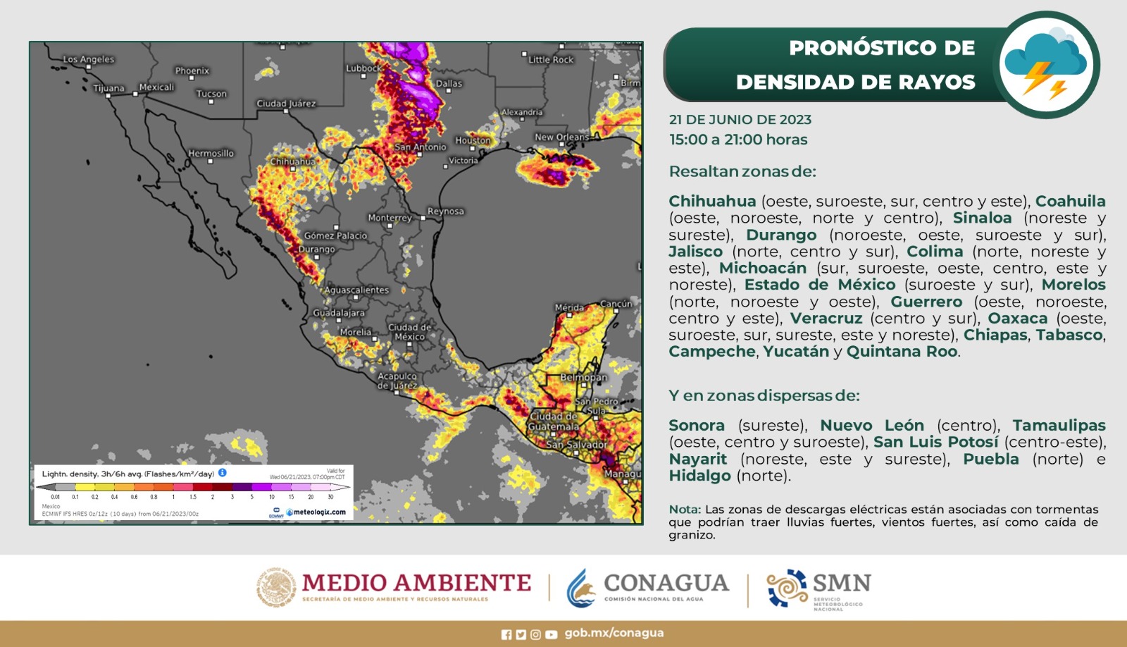 ¡Ya llegó el verano! e inicia con densidad de rayos