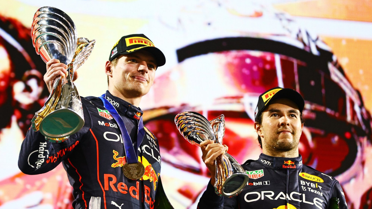 Max Verstappen y Sergio Pérez hicieron el 1-3 con Red Bull en la Temporada 2022 de la Formula 1. (Foto: Twitter @f1)