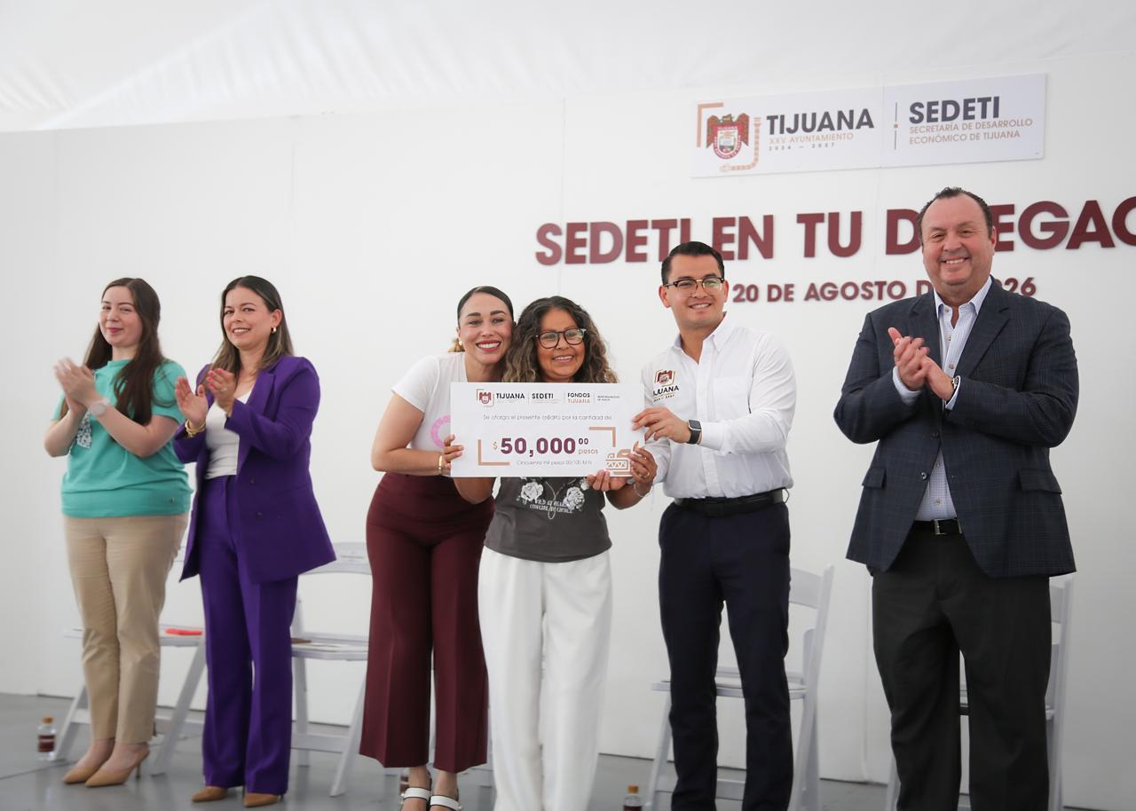 TIJUANA: Más de 14 millones de pesos llegan a pequeños negocios mediante créditos