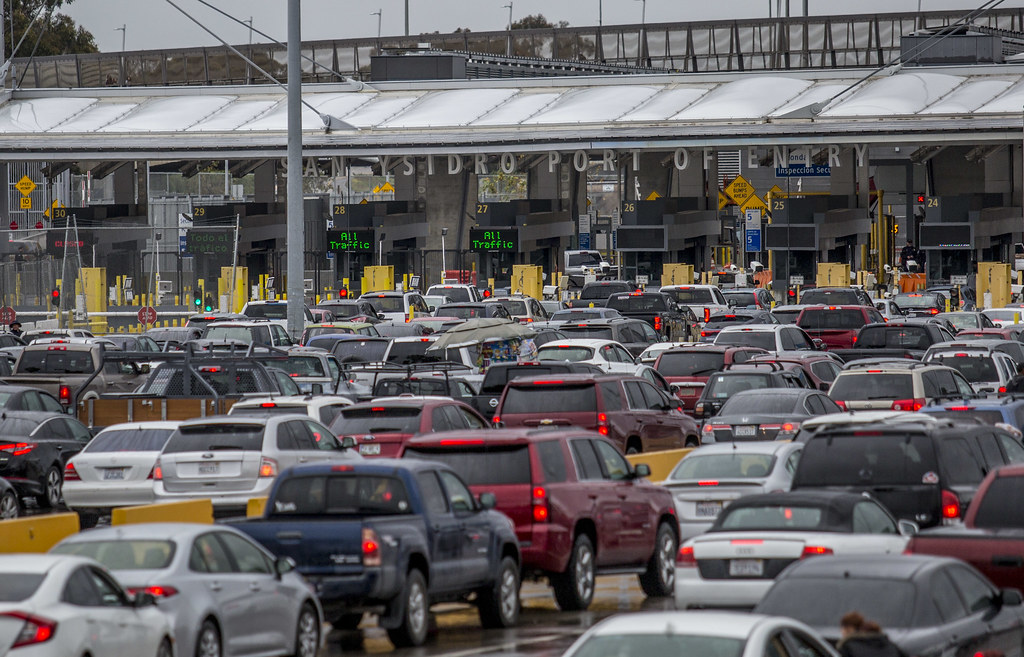 El tiempo de espera en garitas de Tijuana