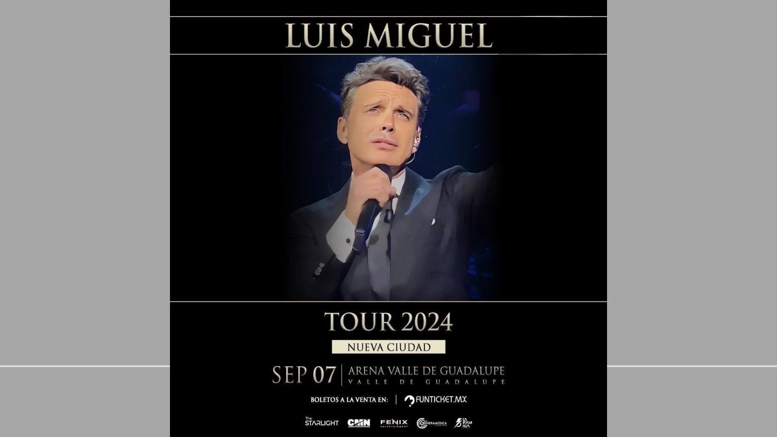 ¡Luis Miguel en el Valle de Guadalupe! Agrega nueva fecha a su Tour 2024