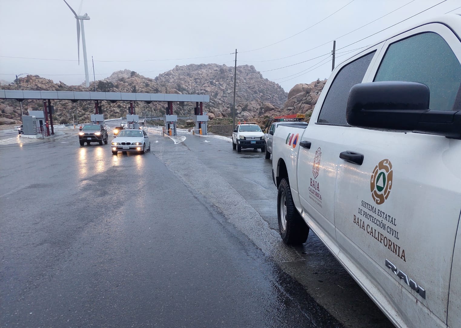 Esperan temperaturas bajo cero para La Rumorosa