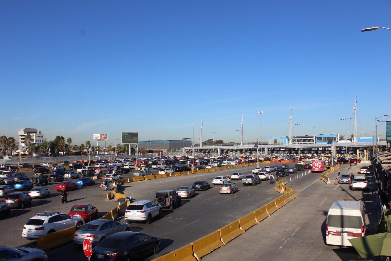 El tiempo de espera en garitas de Tijuana