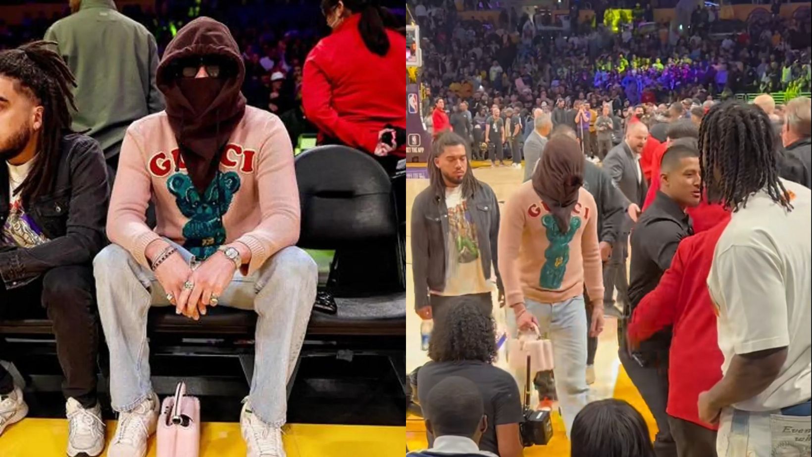 Bad Bunny reaparece en la NBA acompañado de, ¿una nueva novia?