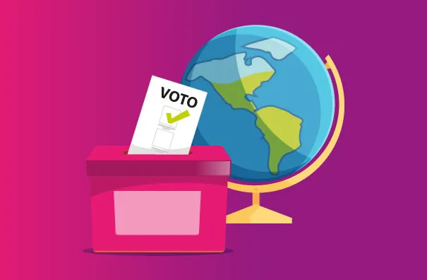 Mexicanos hacen horas de fila para votar en el extranjero